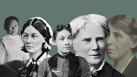 Pictures of historical women featured in this blog post